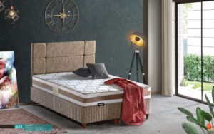 Gold Ultra Pedli Yatak, Baza ve Başlık Seti