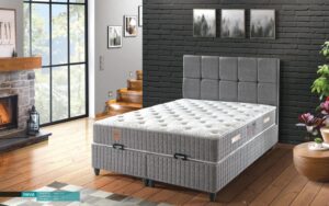 Neva Lux Ortopedik Yatak Baza ve Başlık Seti 2