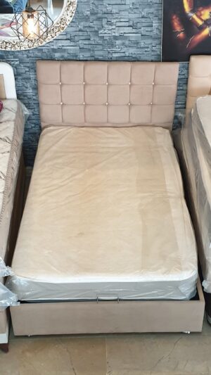 UCUZ 1.5 KİŞİLİK BAZA + BAŞLIK + GENİŞ YATAK